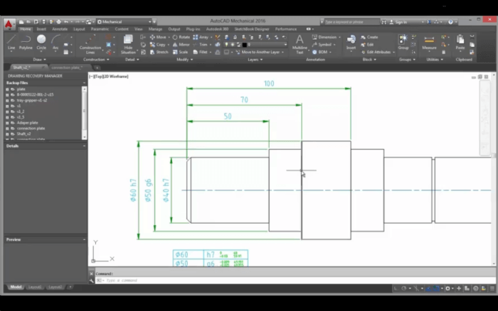 Автоматическое создание чертежей в autocad