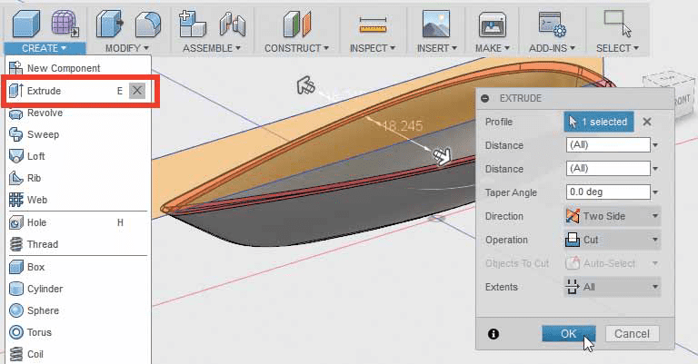 Как во fusion 360 тело перенести в другой проект