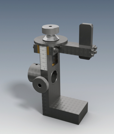 Autodesk Inventor Professional; Визуализация первоначального варианта узла до подбора противовеса